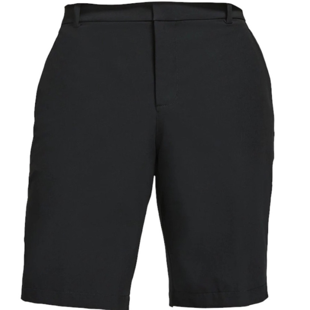 Nike Dri-FIT Golf Shorts Black Standard Fit Stretch Chino Hybrid Bermuda Sz 38